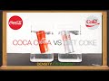 Coke vs Diet Coke Density Experiment - Why doesn't Diet Coke sink?