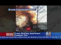 Firefighters Battle Blaze At Apartment Complex In New Jersey