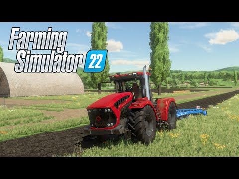 Farming Simulator 22 Карта Сосновка. Разработка полей. Создание карты под себя. Кировец К-7М
