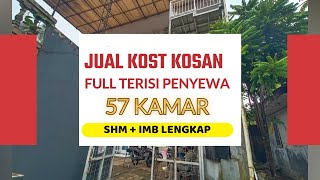 Jual Butuh Uang Rumah Kost Aktif Khusus Putri SHM 57 Kamar dekat IPB Dramaga | 0857-1928-7481