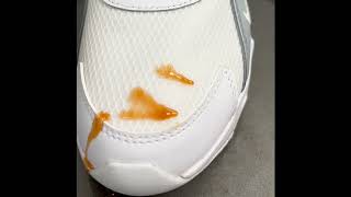 Nike RYZ 365 Treated with Defender Repellent DWR - ketchup stain testing