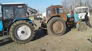 Belarus 92 və mtz 80 çəkişməsi