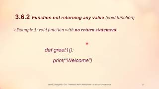 CH3 : Working with Python Functions | Video Part - 8