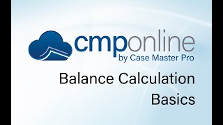 CMPOnline - Balance Calculation Basics