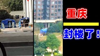 新型冠状病毒疫情，重庆封楼，警惕疫情卷土重来，愿全国人民平安!Coronavirus in Chongqing,the residential building was closed