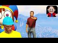 jeffy slides down pomni waterslides in gta 5