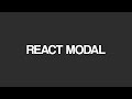React Modal Tutorial
