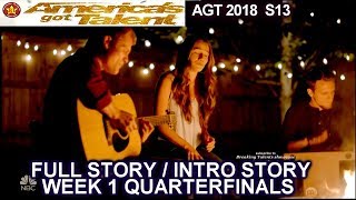 We Three Sibling Band FULL STORY / INTRO STORY America's Got Talent 2018 QUARTERFINALS 1 AGT