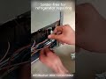 Refrigerator repair with solder-free connection,no fire,no welding