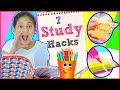 7 STUDY HACKS Every STUDENT Must Know… | #ShrutiArjunAnand #Funny #Sketch #Tricks #MyMissAnand