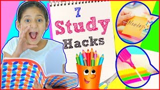 7 STUDY HACKS Every STUDENT Must Know… | #ShrutiArjunAnand #Funny #Sketch #Tricks #MyMissAnand