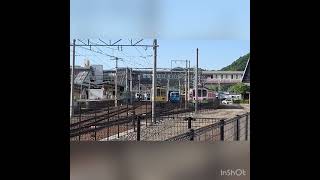 近江鉄道 彦根車両基地 4K撮影 #Shorts