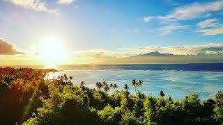 Sunrise of Tahiti and Moorea 4K