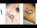 sk and ck tattoo designs || ck and sk tattoo by pen #couple