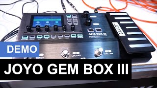 Vistazo rápido al Joyo Gem Box III: multiefectos emulador de amplis digital