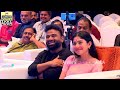 see how sai pallavi hilarious reaction on producer allu arvind request speech thandel apa