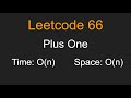 Plus One - Leetcode 66 - Python