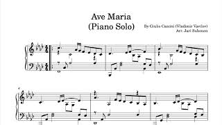 Ave Maria - Caccini (Vavilov) - Piano Solo