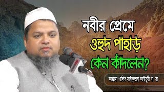 নবীর প্রেমে ওহুদ পাহাড় কেন কাঁদলেন? Allama Khaled Saifullah Ayubi | New Bangla Waz 2019
