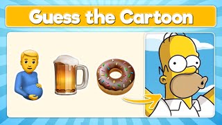 Guess the Cartoons by Emojis | Cartoons Emoji Quiz