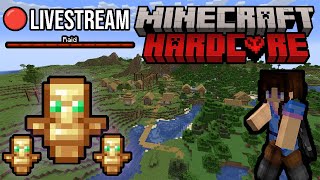 Fighting a Raid in Minecraft Hardcore | Tuesday Night Livestream