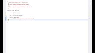 HOW TO GENERATE CONSTRUCTORS FOR JAVA CLASS ECLIPSE