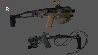 PDW Frame Comparison - Recover Tactical 20/80 vs CAA MCK