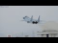 f15戦闘機（９２８，８９４）テスト飛行の様子（名古屋空港小牧基地）2021 02 02