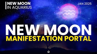 New Moon Magic: Manifest Dreams \u0026 Break Free From Limitations | New Moon in Aquarius 2025