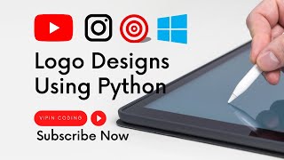 How to Create a Professional Logo Using Python | How to Design a Logo Using Python | vipin coding