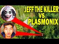 DRONE CATCHES JEFF THE KILLER VS PLASMONIX AT HIS HIDEOUT IN THIS SCARY FOREST! (HE WAS SO ANGRY)