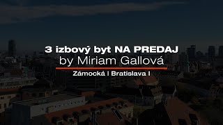 NA PREDAJ/FOR SALE Úžasný, zariadený 3i byt priamo pod hradom