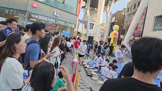 0시 축제성공과 붐 조성을 위해 태권도시범단의 길거리공연 으능정이 편(1)