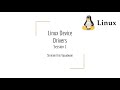 Linux Device Driver Development - Session 1