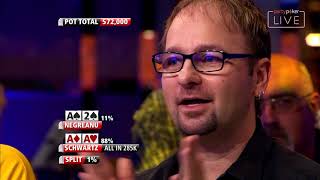 Luke Schwartz vs. Daniel Negreanu | Poker Legends | Premier League Poker IV