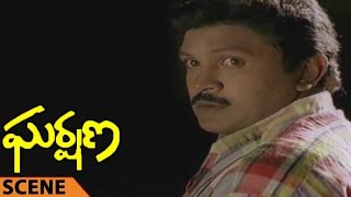 Prabhu Save His Sister From Villain Sentiment Scene || Gharshana Telugu Movie || Karthik, Amala