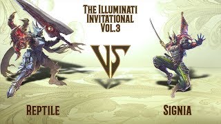 Reptile (Nightmare) VS Signia (Yoshimitsu) - The Illuminati Invitational Vol.3 (06.12.2019)