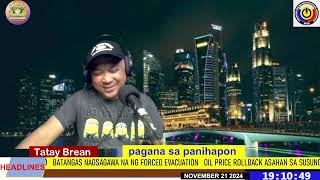 PAGANA SA PANIHAPON NOV.21,2024 HOSTED BY BREAN BINALOY