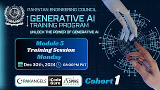 PEC Generative AI Training | Cohort 1 | Module 5 | Main Session Monday