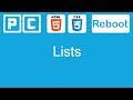 HTML5 and CSS3 beginners tutorial 5 - lists