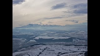 Pieniny zimą - Trzy Korony