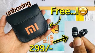 इतना premium earphone सिर्फ़ 299/- 💰xiaomi 😍 #techunboxing