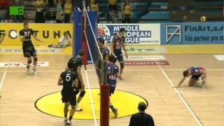 Highlights Volejbal - muži, Unicef BRATISLAVA - ACH Volley LJUBLJANA (Slo.), MEVZA