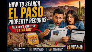 How to search El Paso property records