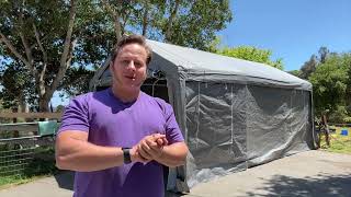 COBIZI 10x20ft Heavy Duty Carport Review! Build My New \