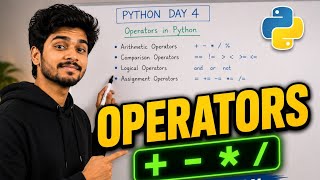 Python Operators in Telugu | Python Day 4