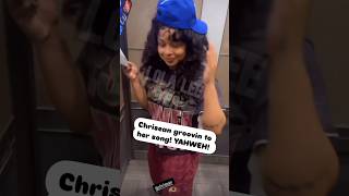 Chrisean groovin to her song YAHWEH! 04.30.2025