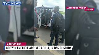 WATCH: Godwin Emefiele Now In DSS Custody In Abuja