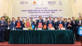 Viet Nam, ILO sign new Decent Work Country Programme 2022-26