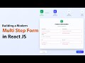 Create a Multi-Step Form with React JS